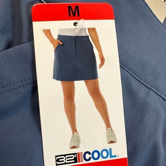 NWT 32 Degrees Cool Women’s Slate Blue Skort - Size Medium - Picture 6 of 9